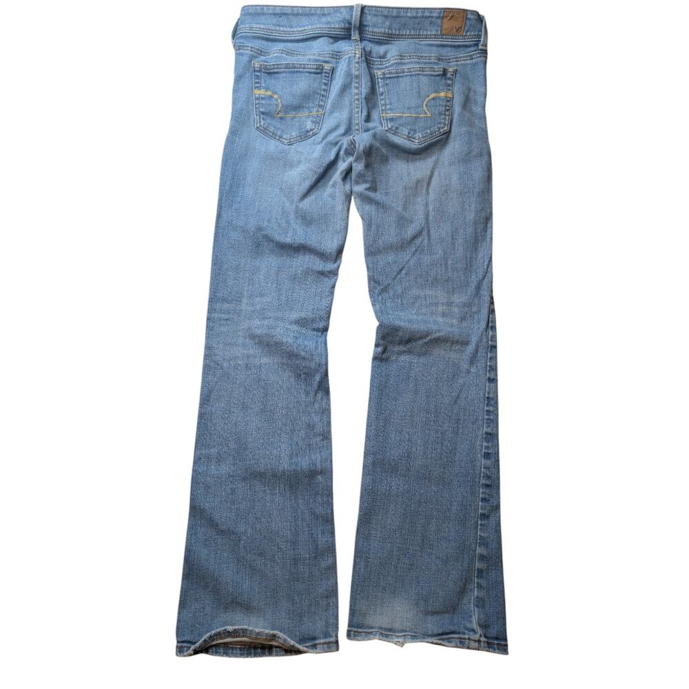 American Eagle Jeans Womens 8 Slim Boot Low Rise Y2K Grunge Boho 90s Revival